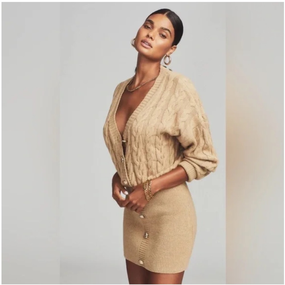 Retrofete Tala sweater dress Light Gray